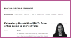 Desktop Screenshot of christianeeichenberg.de