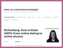 Tablet Screenshot of christianeeichenberg.de